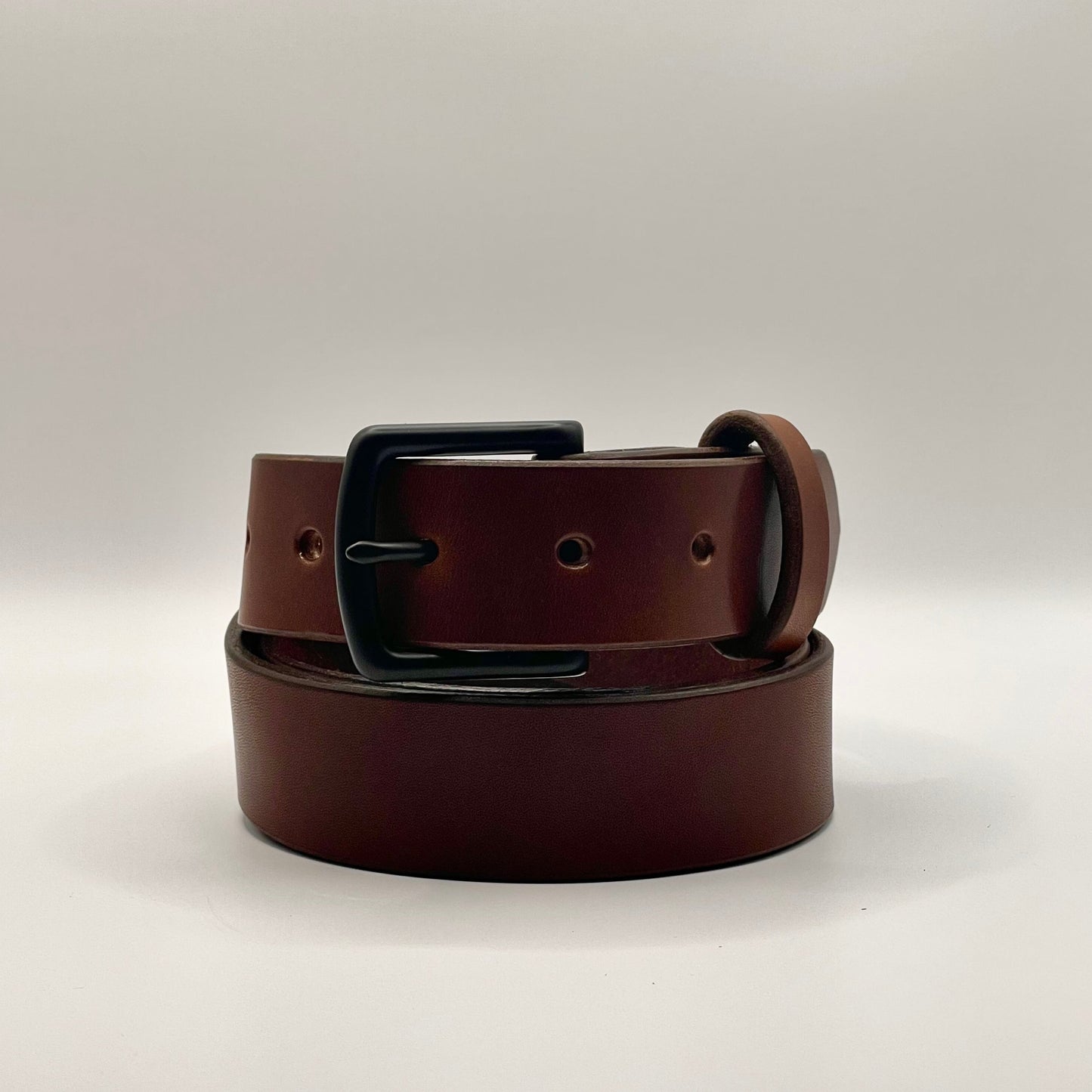 Medium Brown Leather Belt